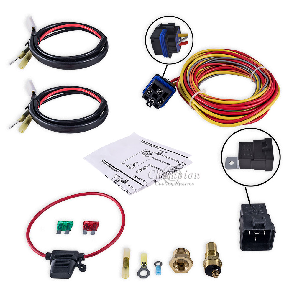 Champion Cooling Systems fan relay kit for Champion Radiators