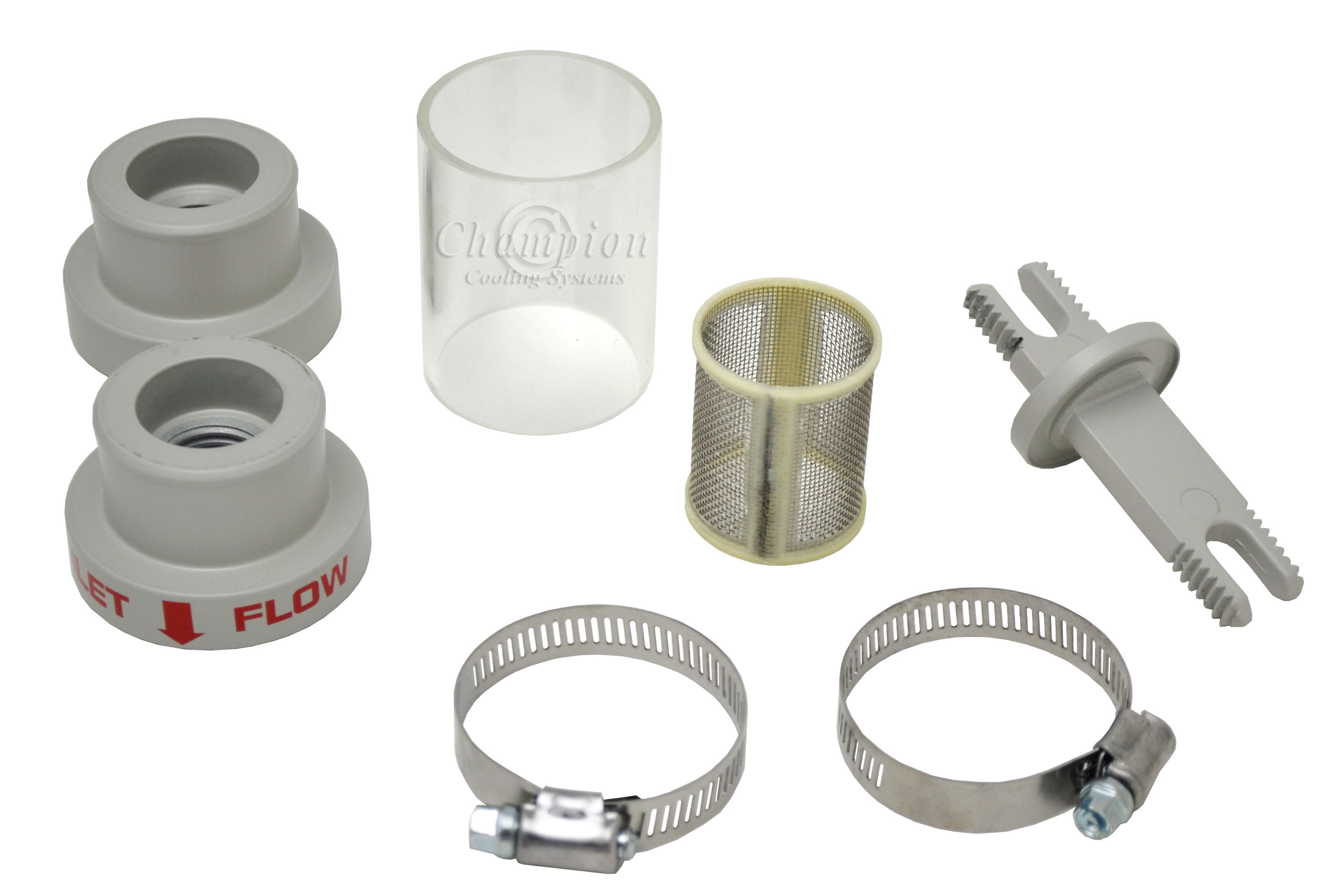 Kool Champion White In-Line Coolant 1 3/4" Filter #CCHF 1 3/4 Kool Champion White In-Line Coolant 1 3/4" Filter #CCHF 1 3/4