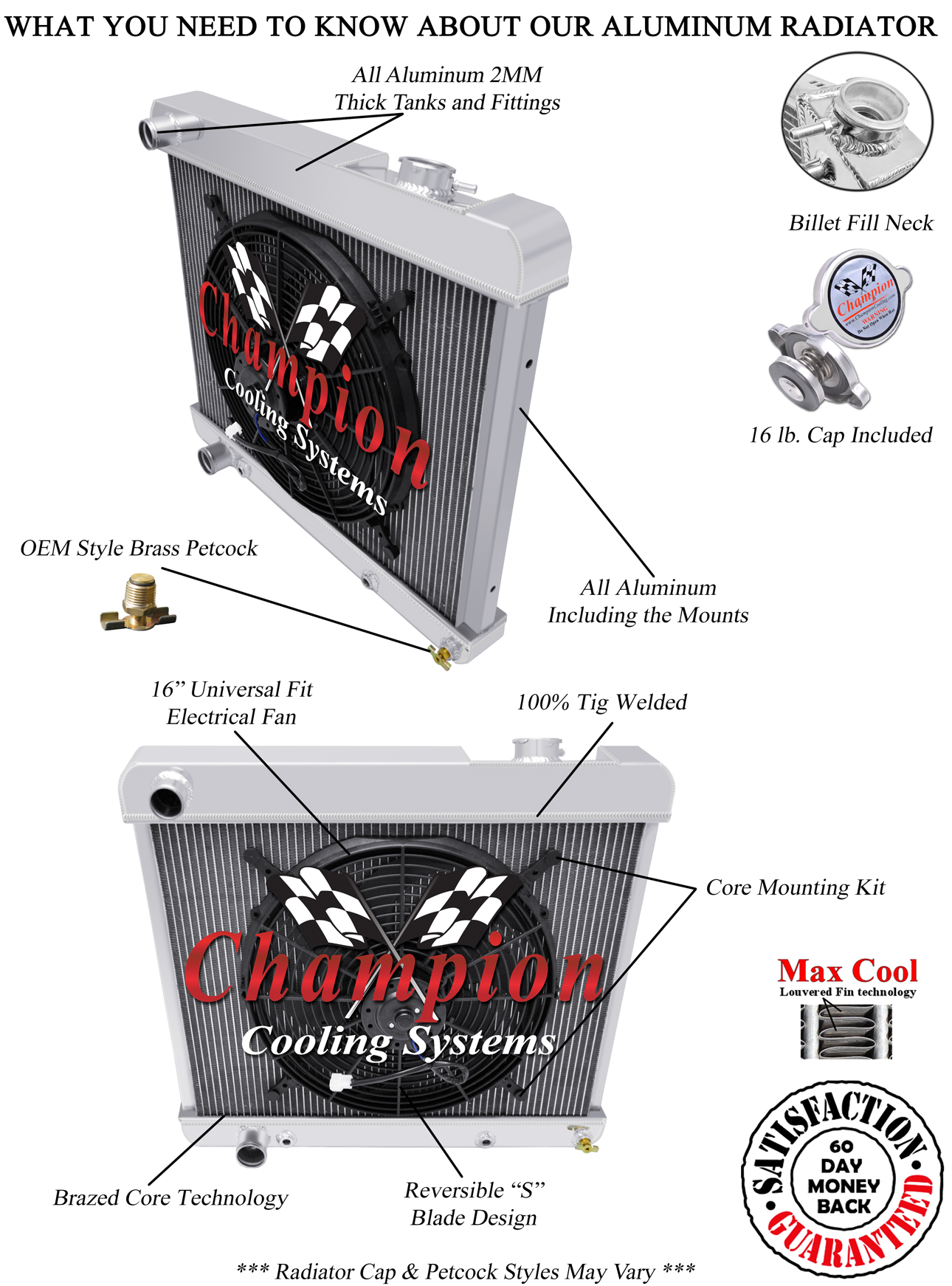 Cadillac deville cooling fan come on with a c only