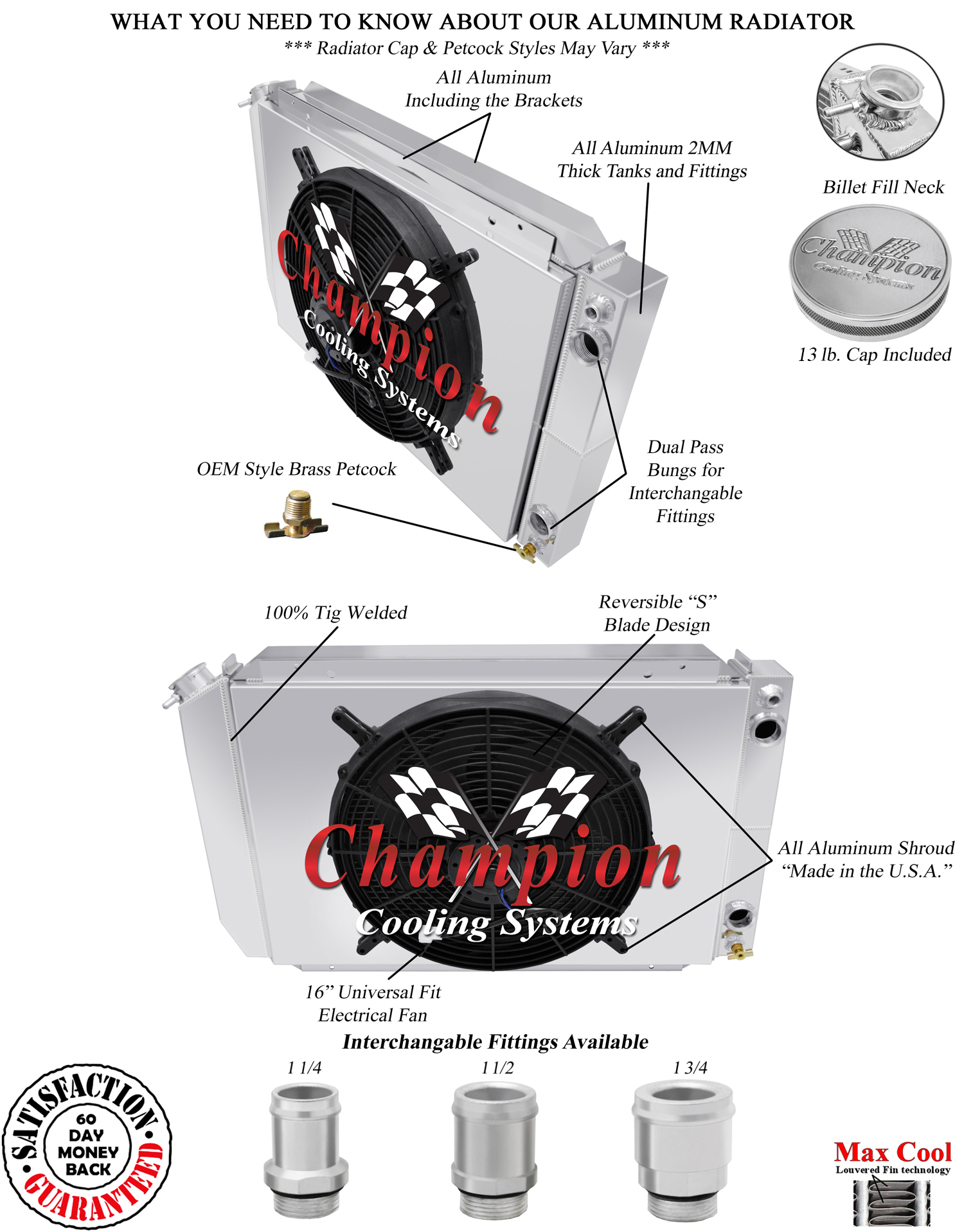 SR 3 Row DP Radiator,16" Fan,Shroud,1.25,1.5 for 1980-1986 Mercury Capri LS SR 3 Row DP Radiator,16" Fan,Shroud,1.25,1.5 for 1980-1986 Mercury Capri LS