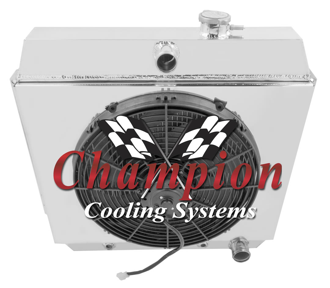 機器 Radiator 3列RNチャンピオンラジエーター、16インチファン、1949