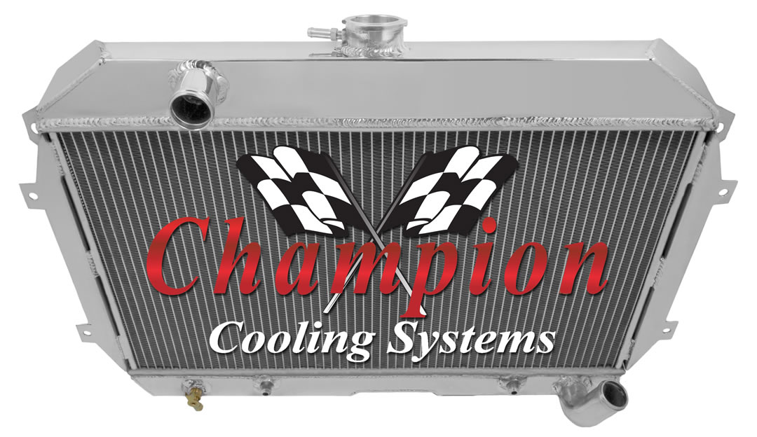 1970 1971 1972 1973 1974 1975-78 AMC Gremlin 3 Row DR Radiator 12/" Fan Combo