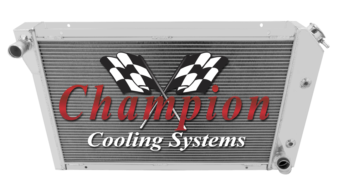 1977 1983 Corvette Radiator 4 Row Champion Aluminum Radiator